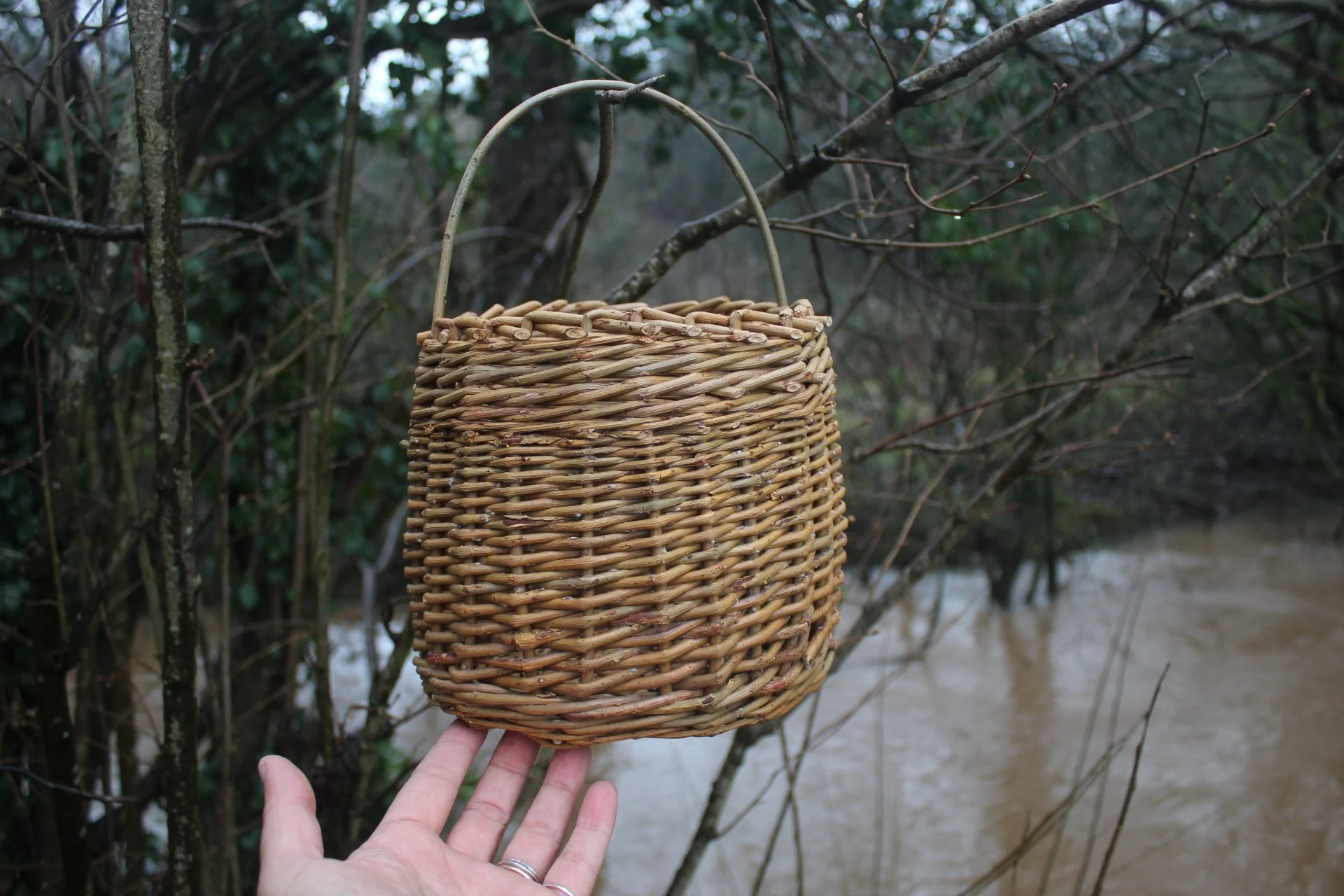 ꩜ Berry Picking Willow Basket