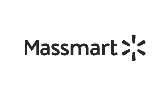Massmart logo with text and the sparkle icon.