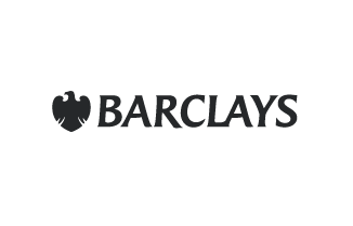 Barclays logo featuring an eagle symbol and the word 'Barclays'.