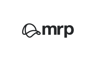 Logo of MRP with a circular design and the company's name.
