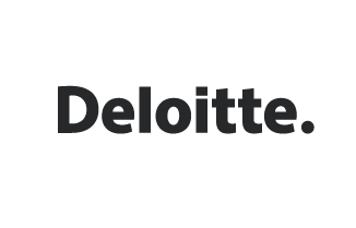 Deloitte logo in black text on a white background.
