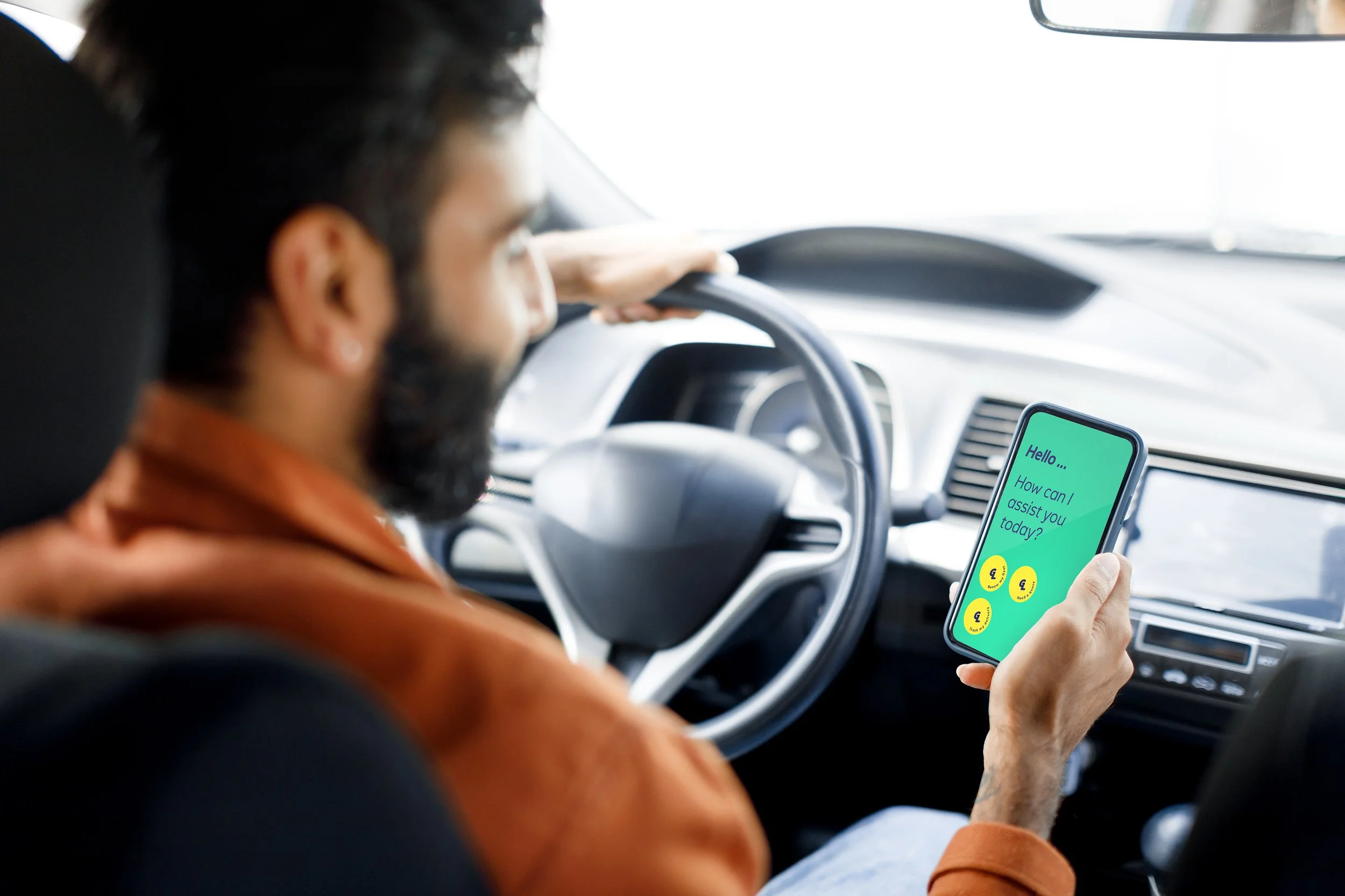 Happy GetLicense.co.za customer browsing the easy and convenient online app with various service offerings to choose from.