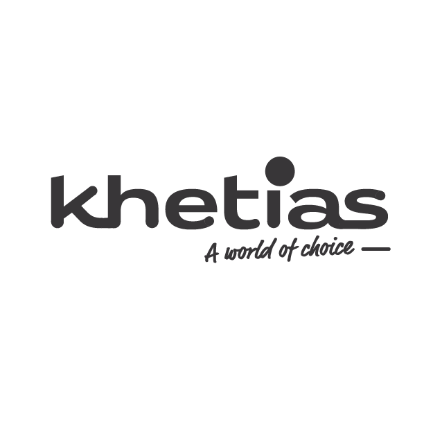 Khetias logo with the tagline "A world of choice" underneath.