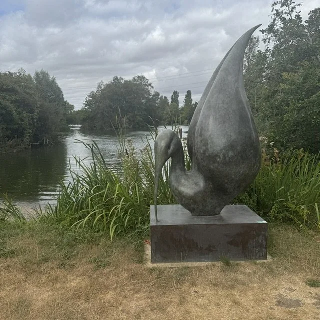 Sculpture by the lake walk