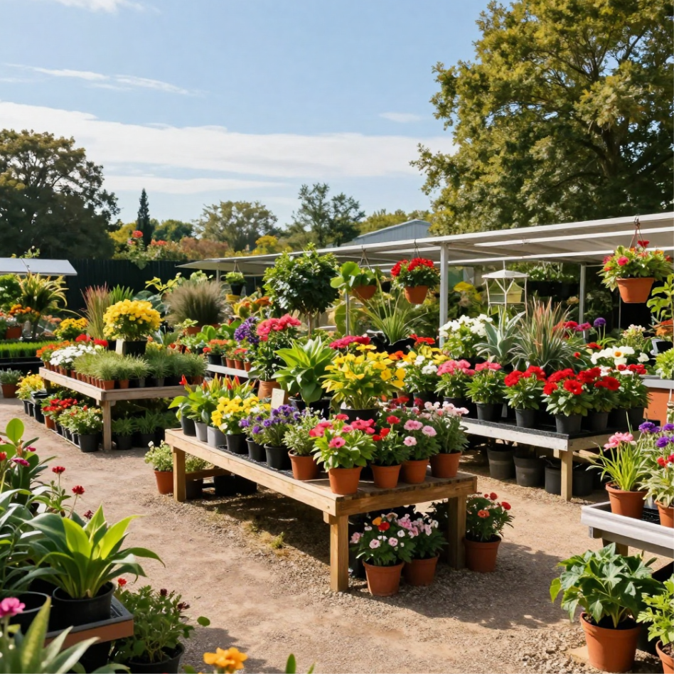 Local plant Suppliers. 

Garden centres, specialist nurseries, DIY chains, supermarkets with seasonal plant deals, aggregates, timber, aquatics, wildlife supplies, and local producers.
