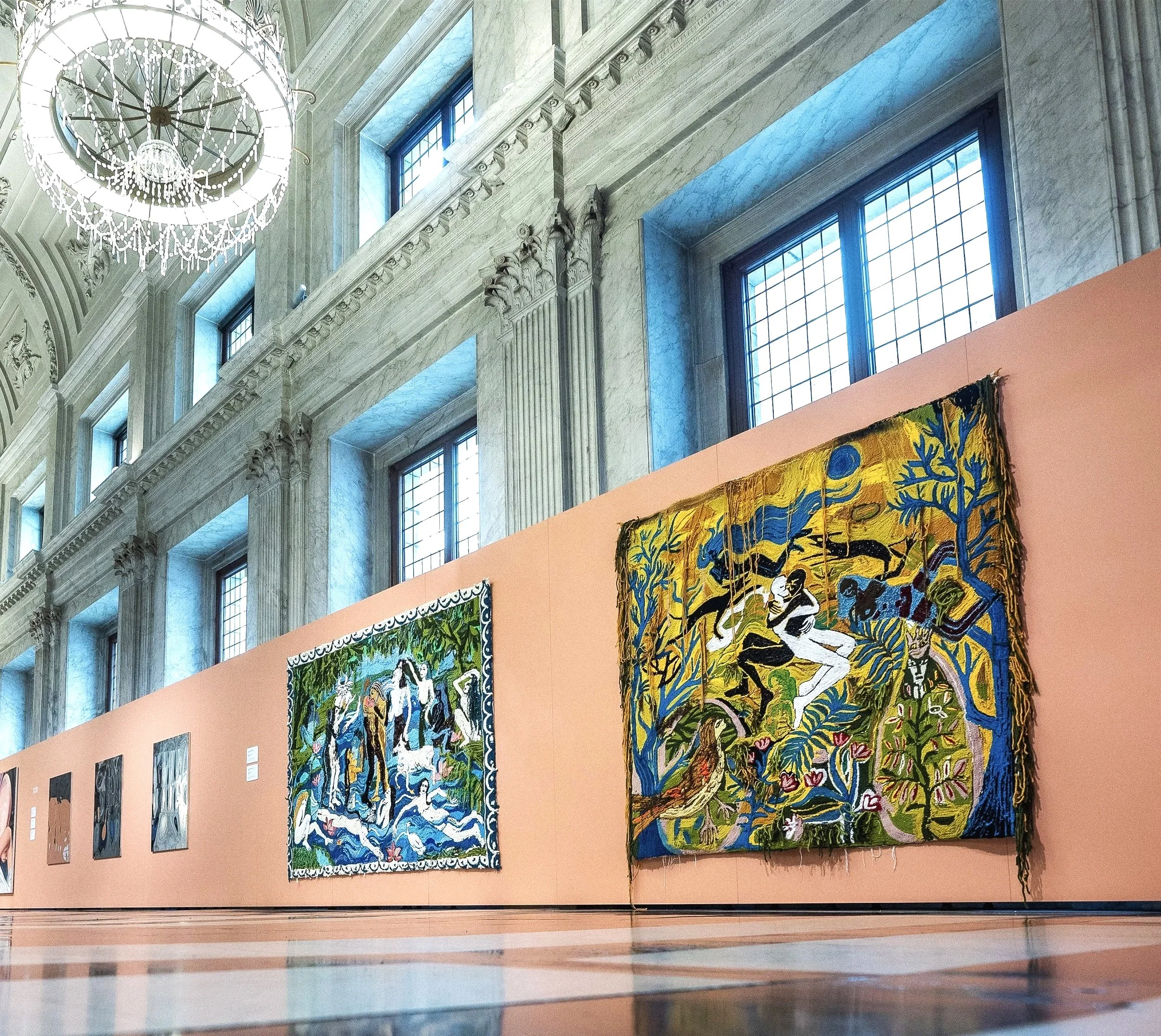 Exhibition during The Royal Modern Painting Award 2023, The Royal Palace of Amsterdam