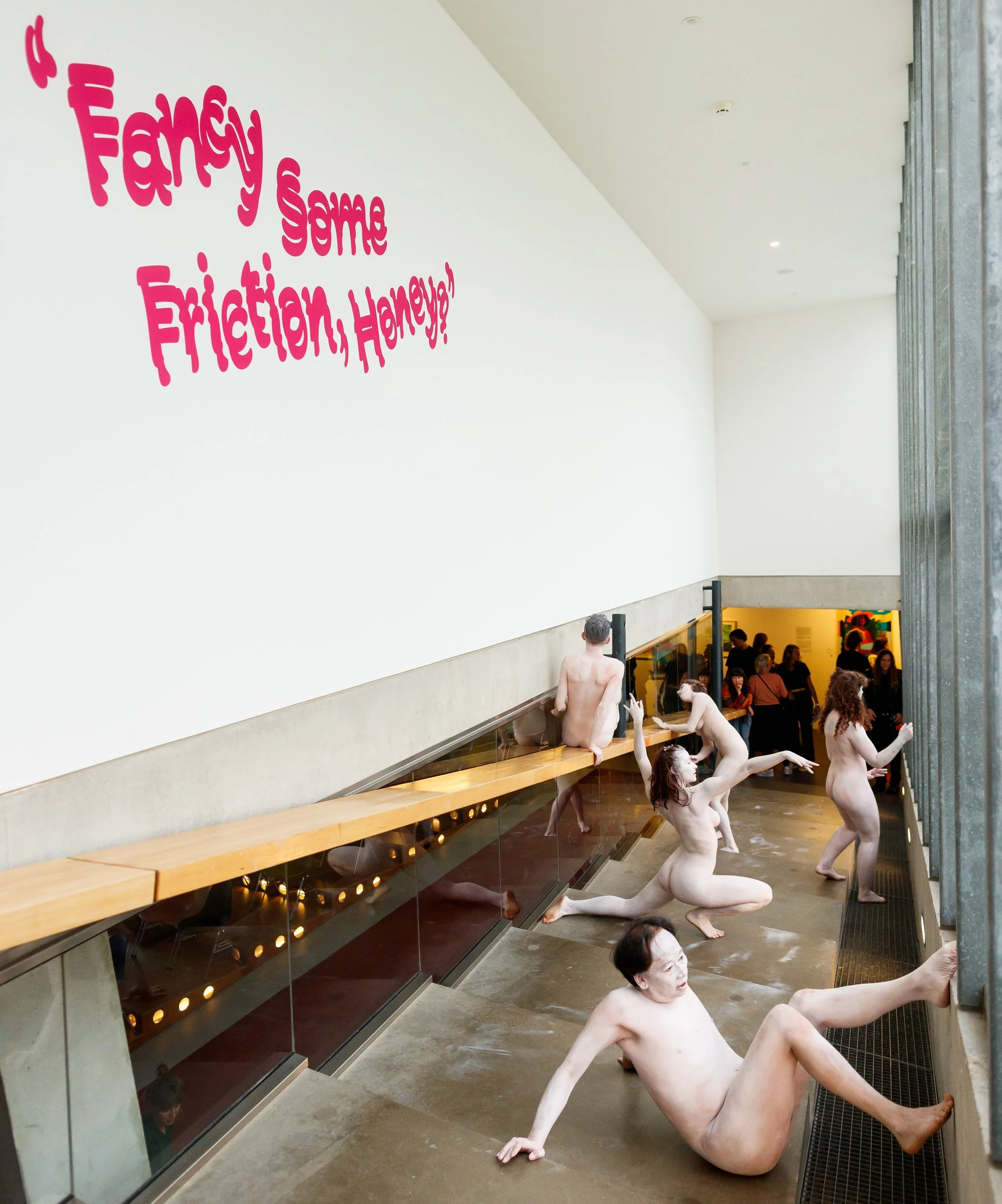 Ongoing performance, 12 dancers, Kunsthall Rotterdam, 2023