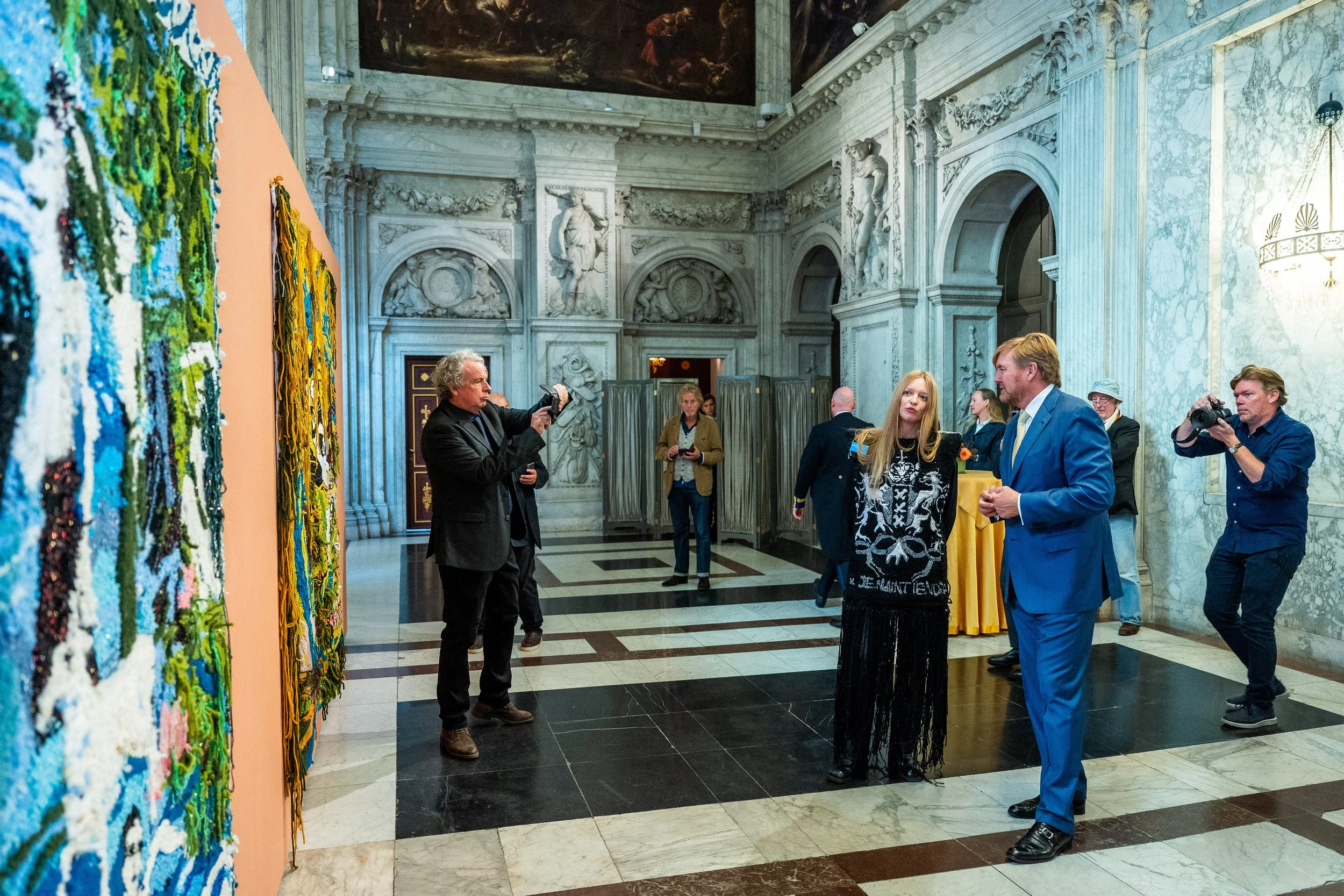 Exhibition during The Royal Modern Painting Award 2023, The Royal Palace of Amsterdam