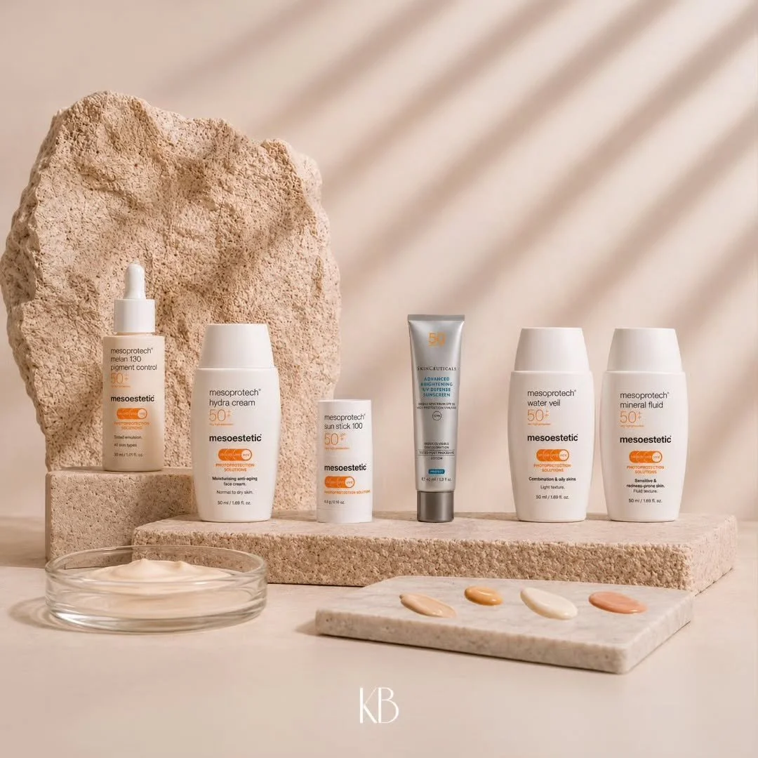 &iquest;Sab&iacute;as que el sol es el responsable del 80% del envejecimiento prematuro de la piel? ☀️⚠️

No todos los protectores solares son iguales, y en nuestra cl&iacute;nica lo tenemos claro. Por eso confiamos en la gama mesoprotech&reg; y Skin