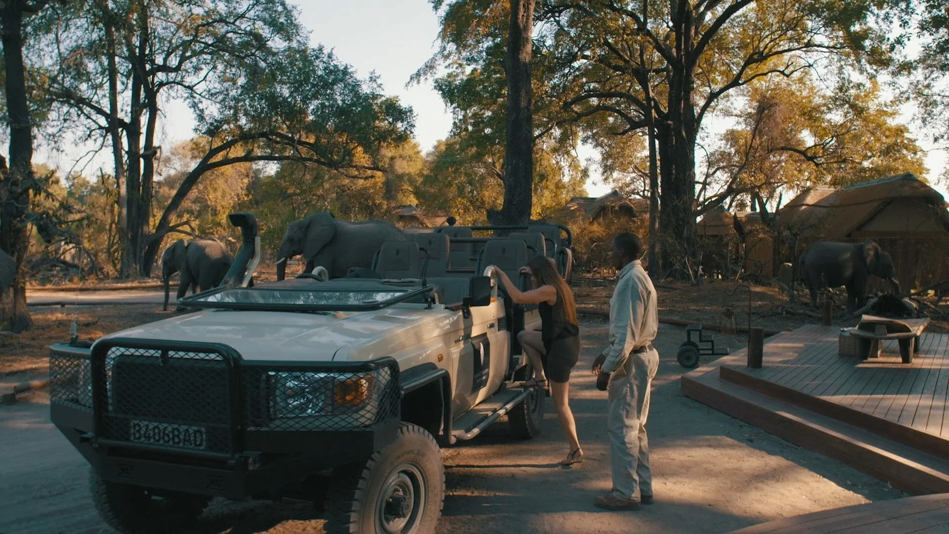 Game Drive, Lodge, Botswana