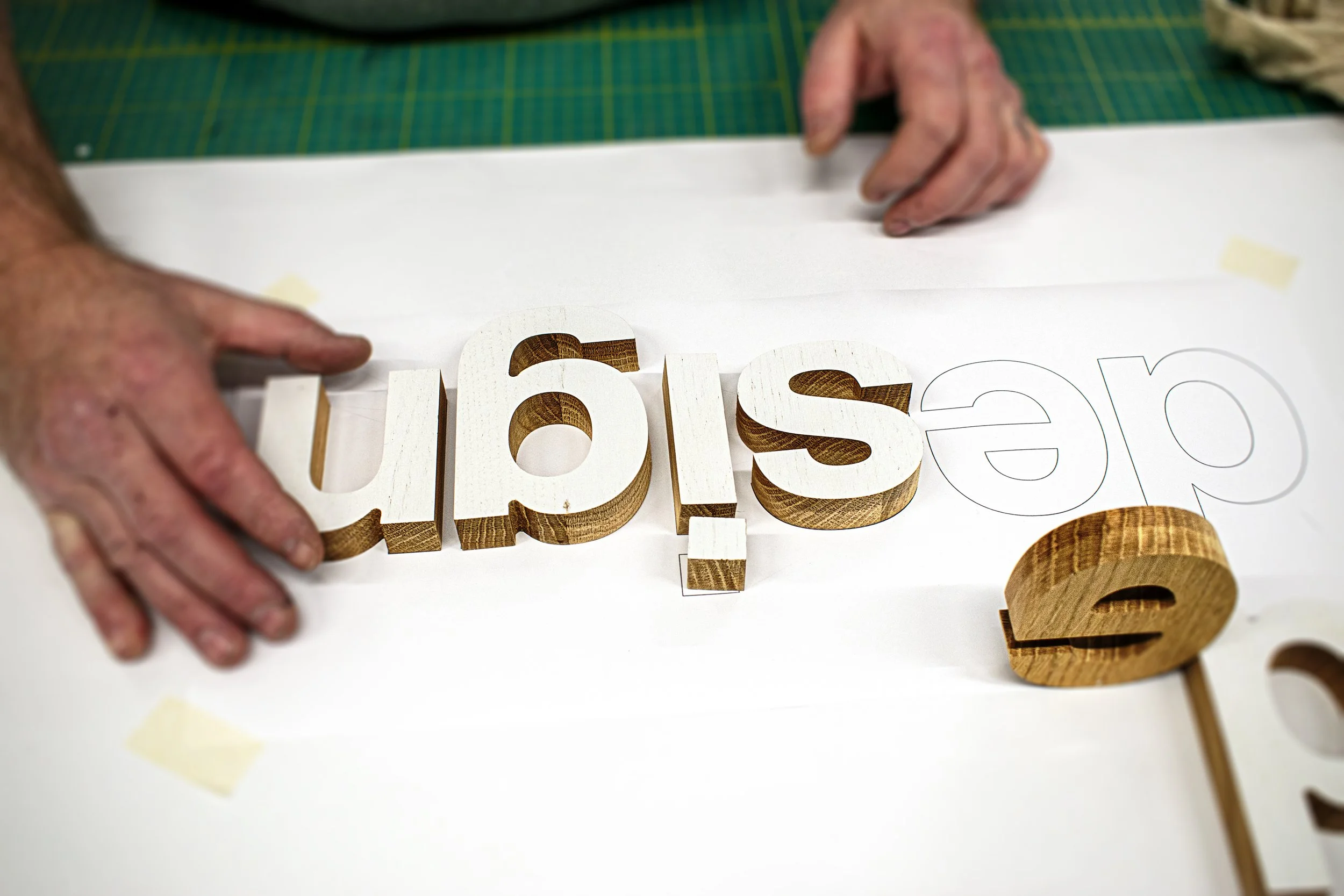 Wooden sign design