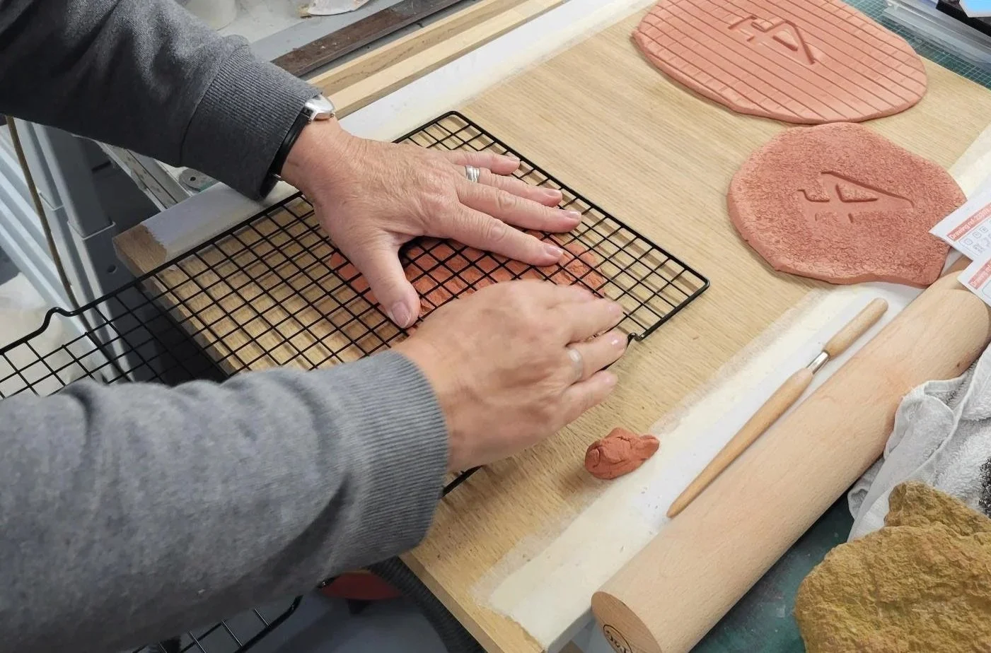 Crafting with clay
