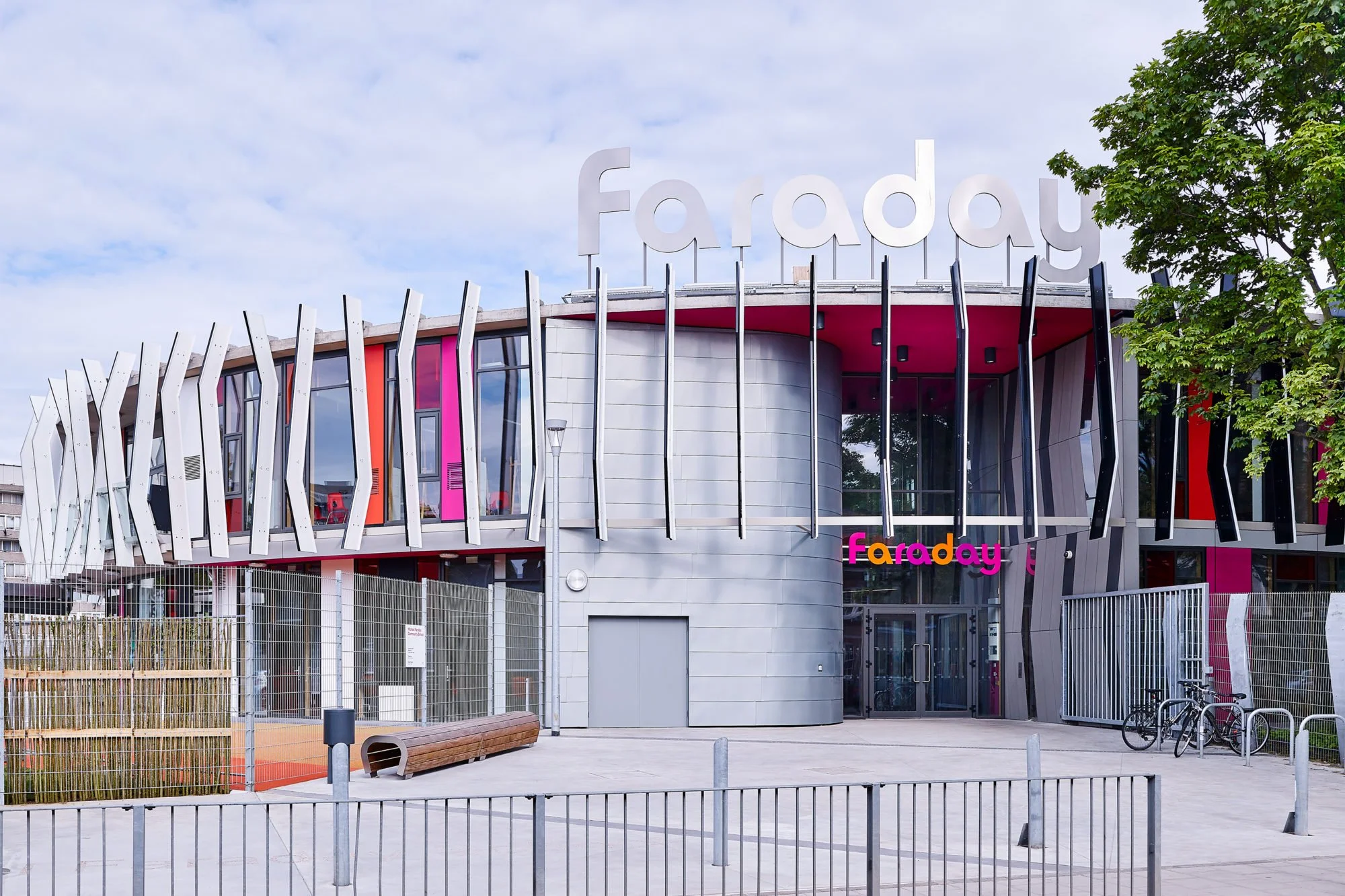 School exterior signage