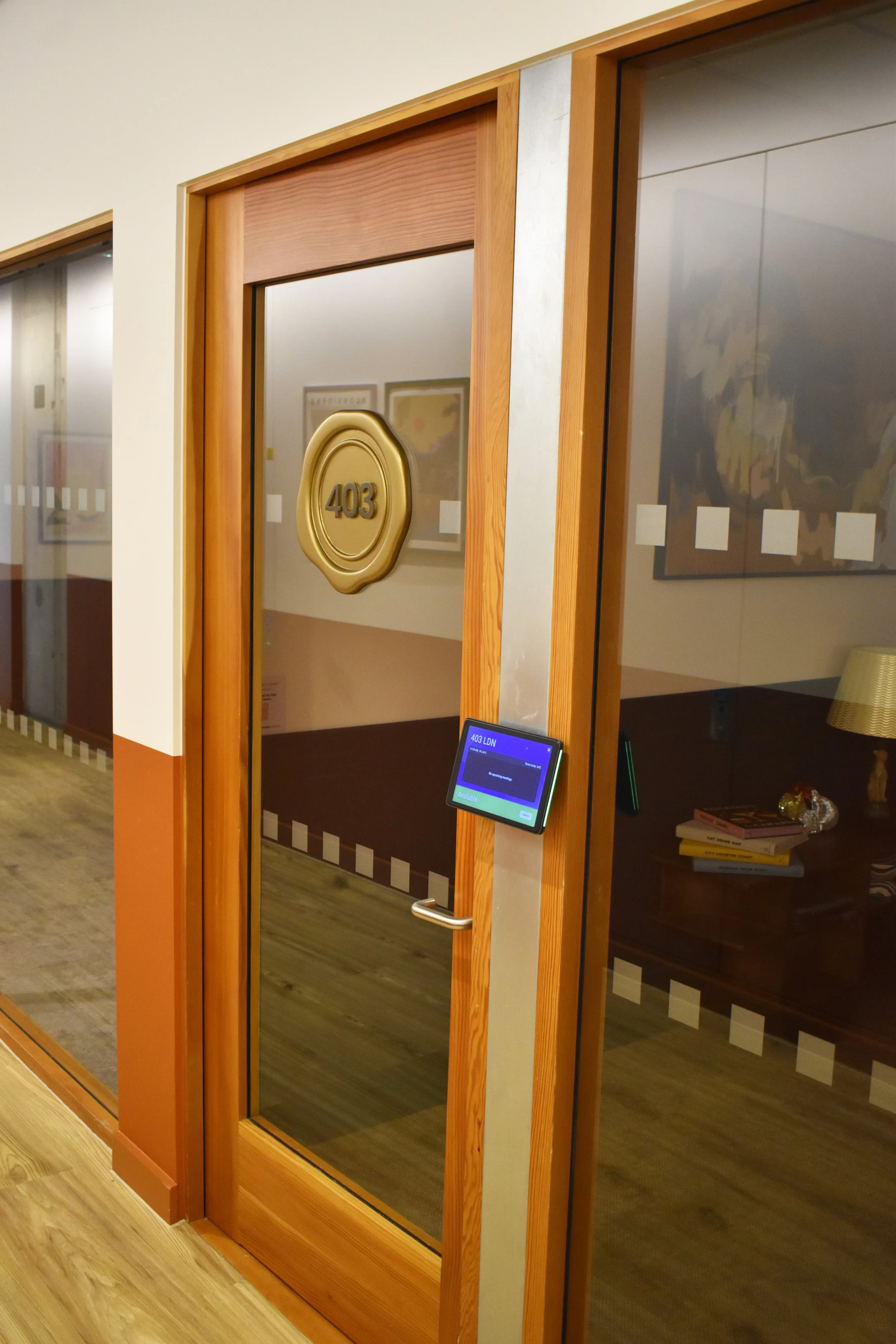 wax imprint door signage