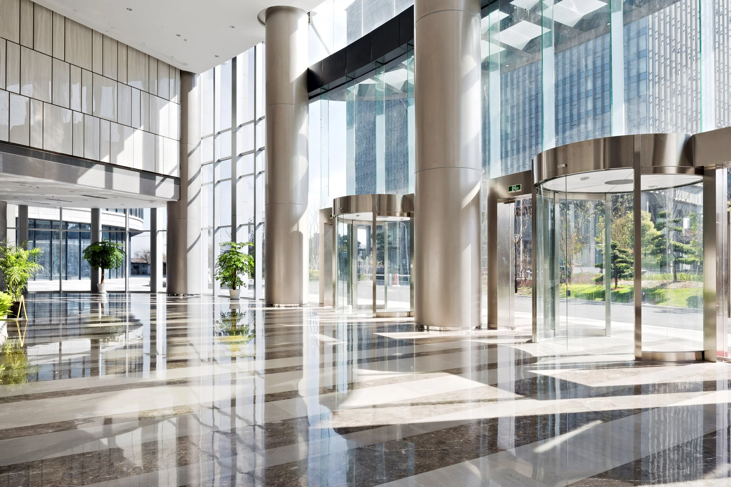 Office lobby interior