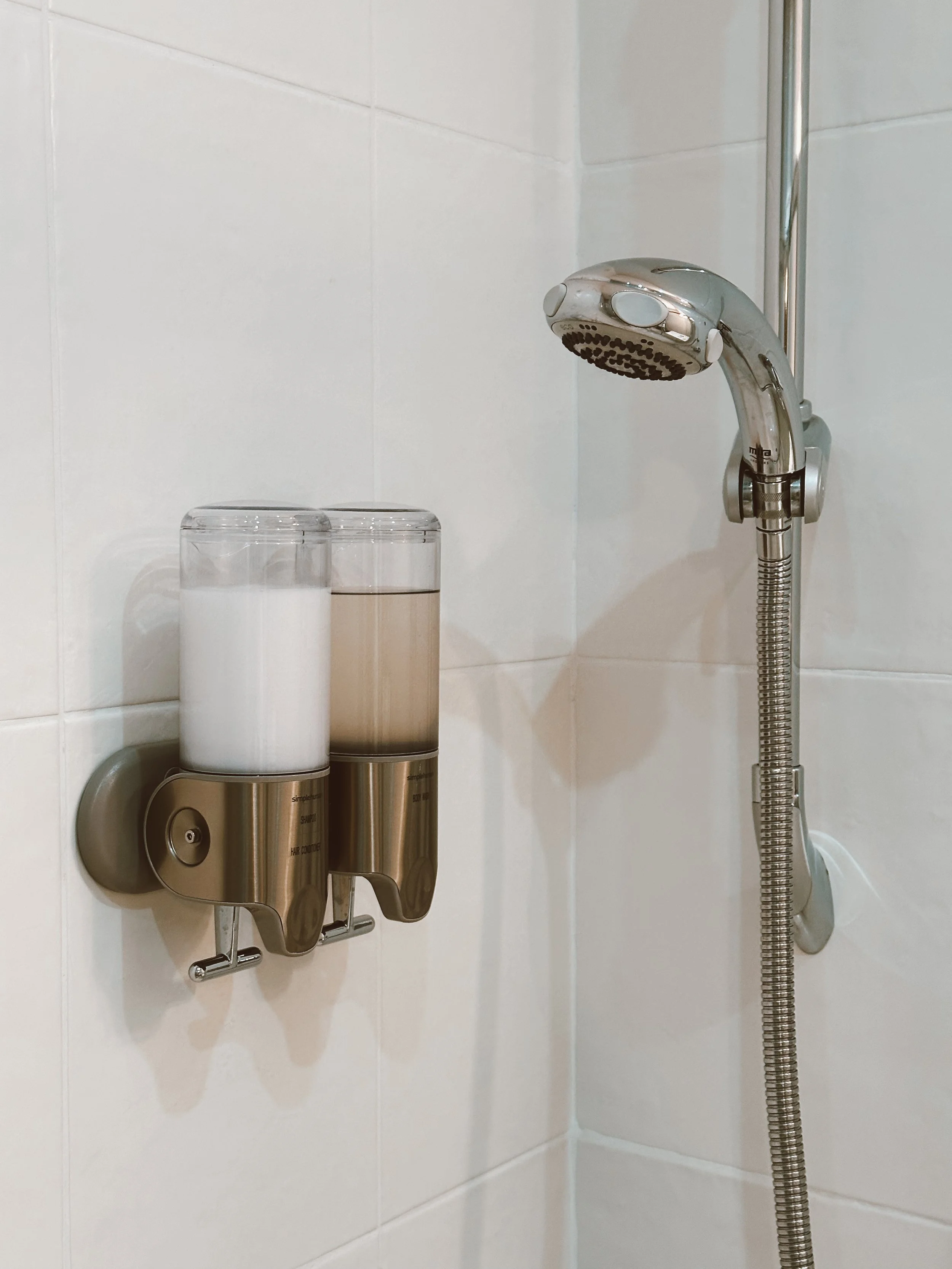 Shower and toiletries in private bathroom at Maine House Galgorm a Bed and Breakfast in Galgorm Ballymena