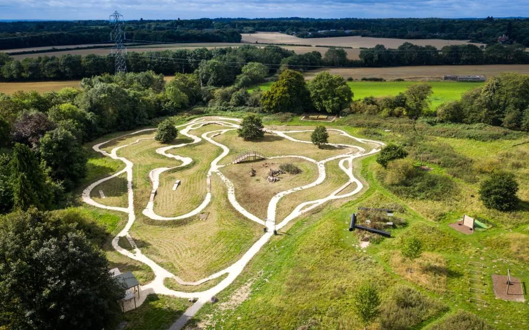 Woodrow High House Mountain Bike Course where Muddy MTB hold their kids mountain bike sessions
