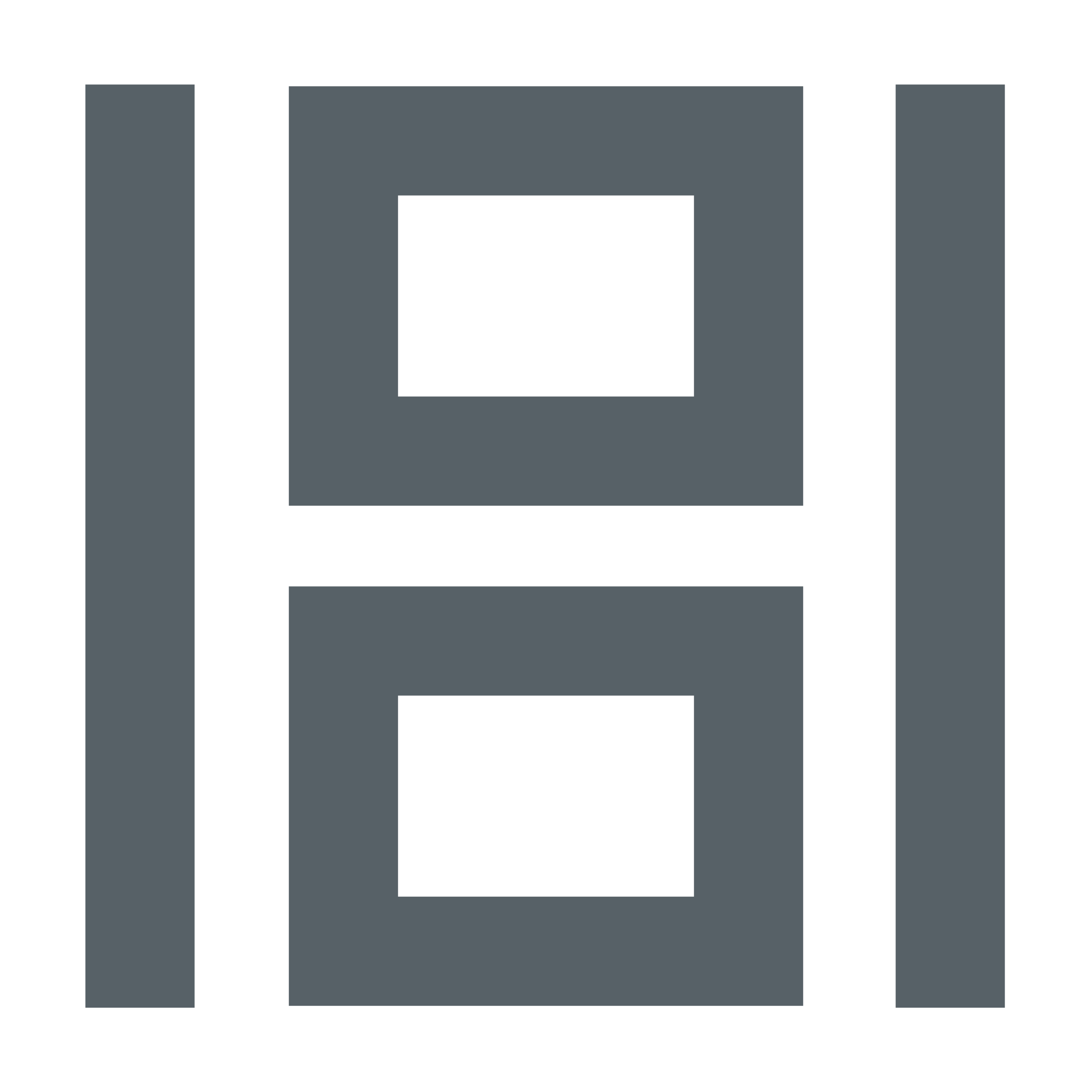 Large gray and black logo with the letter H inside a square.
