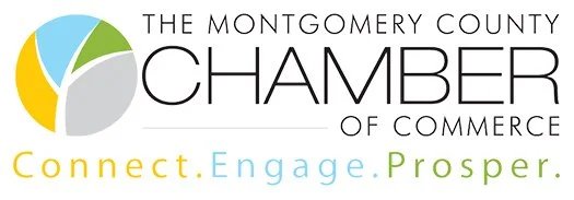 Logo of Montgomery County Chamber of Commerce with the words 'Connect. Engage. Prosper.'