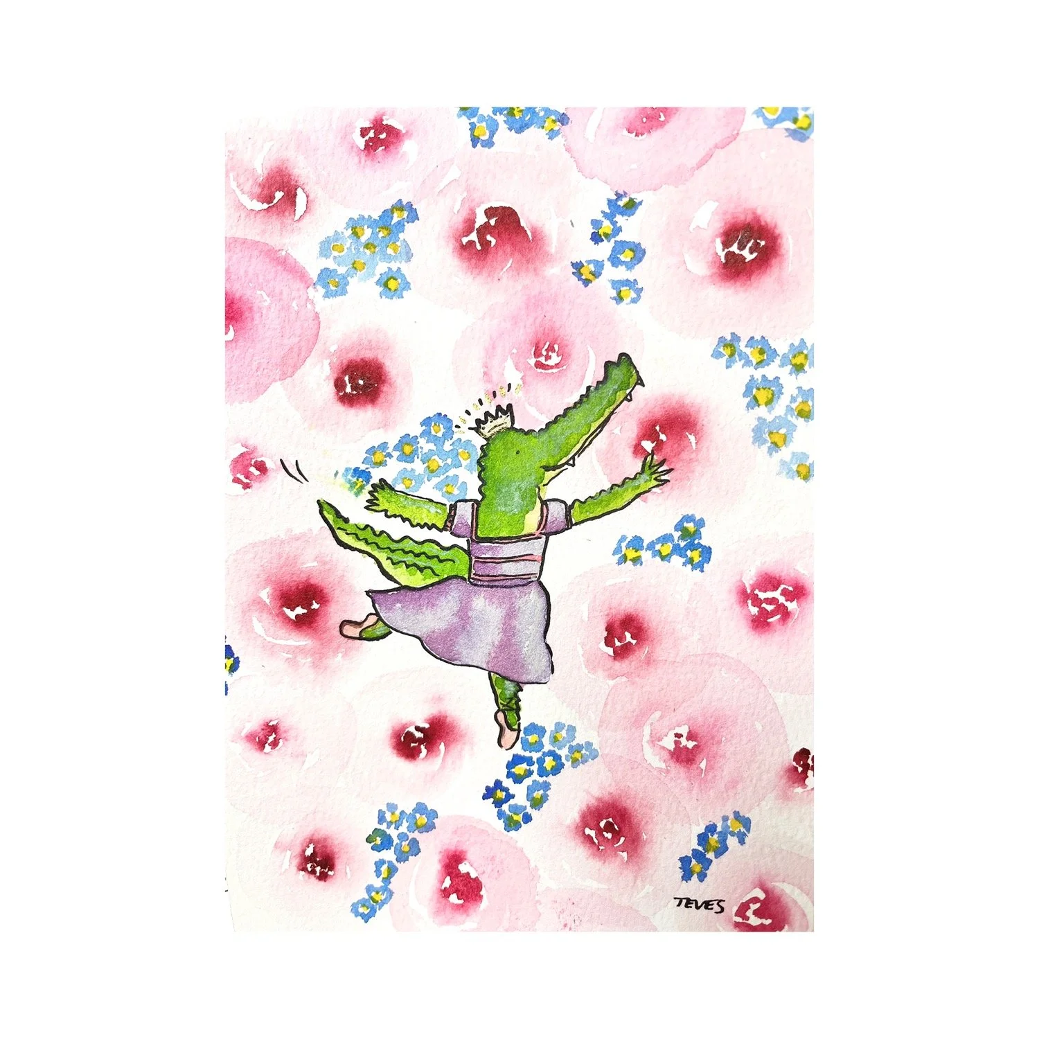 "A Star Is Born" - Original Watercolor Painting (Unframed)