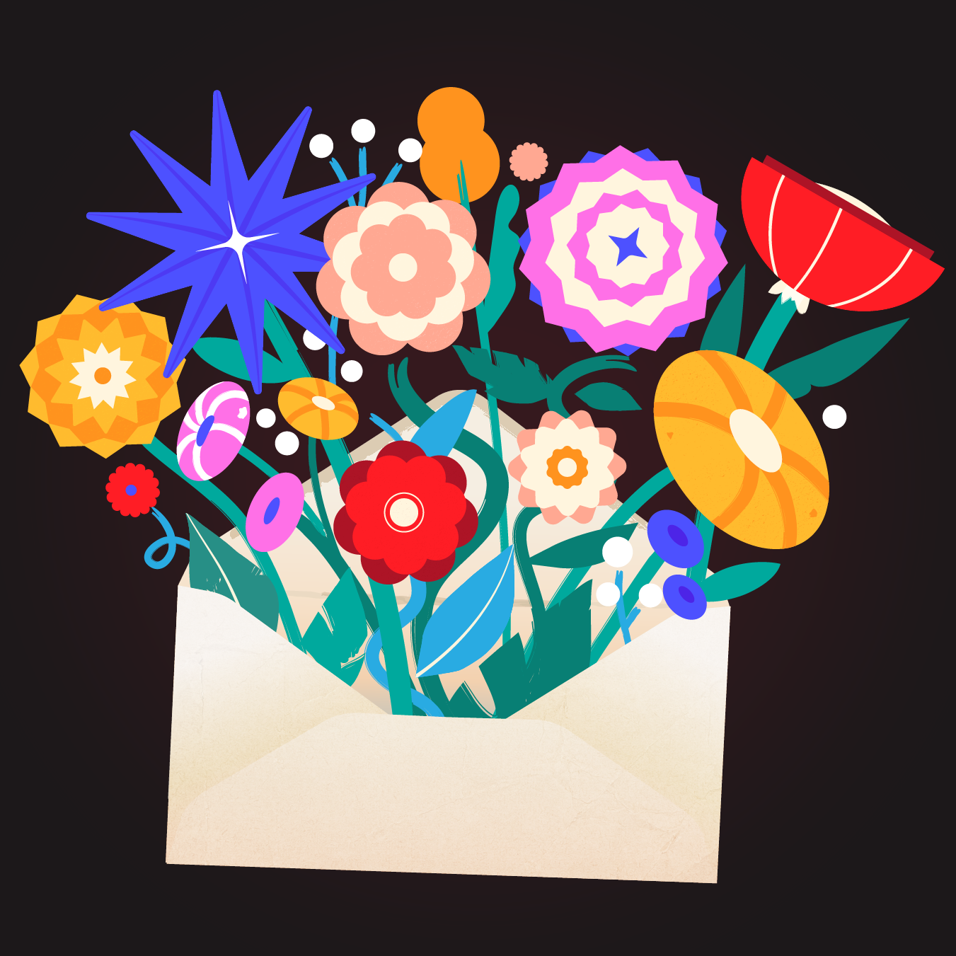 Illustration - Sending Love