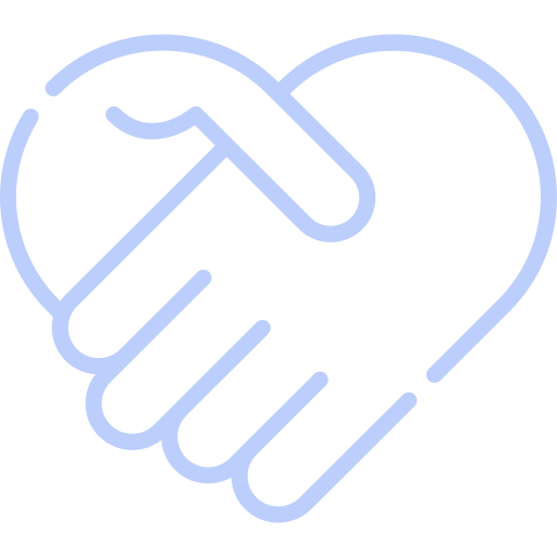 Symbol eines Händedenas, das gegenseitiges Einverständnis und Zusammenarbeit darstellt.