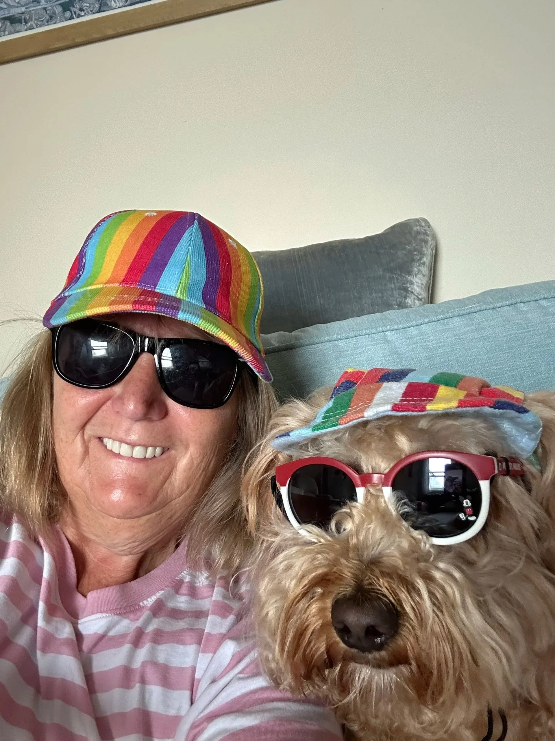 2025 Online Dog Show – Dog most like its Owner : Bertie Bubbles & Sally Ann