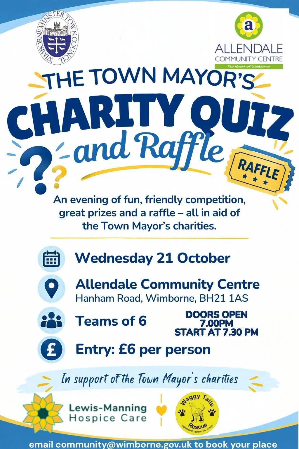 Mayor's Quiz -    21 October 2026 