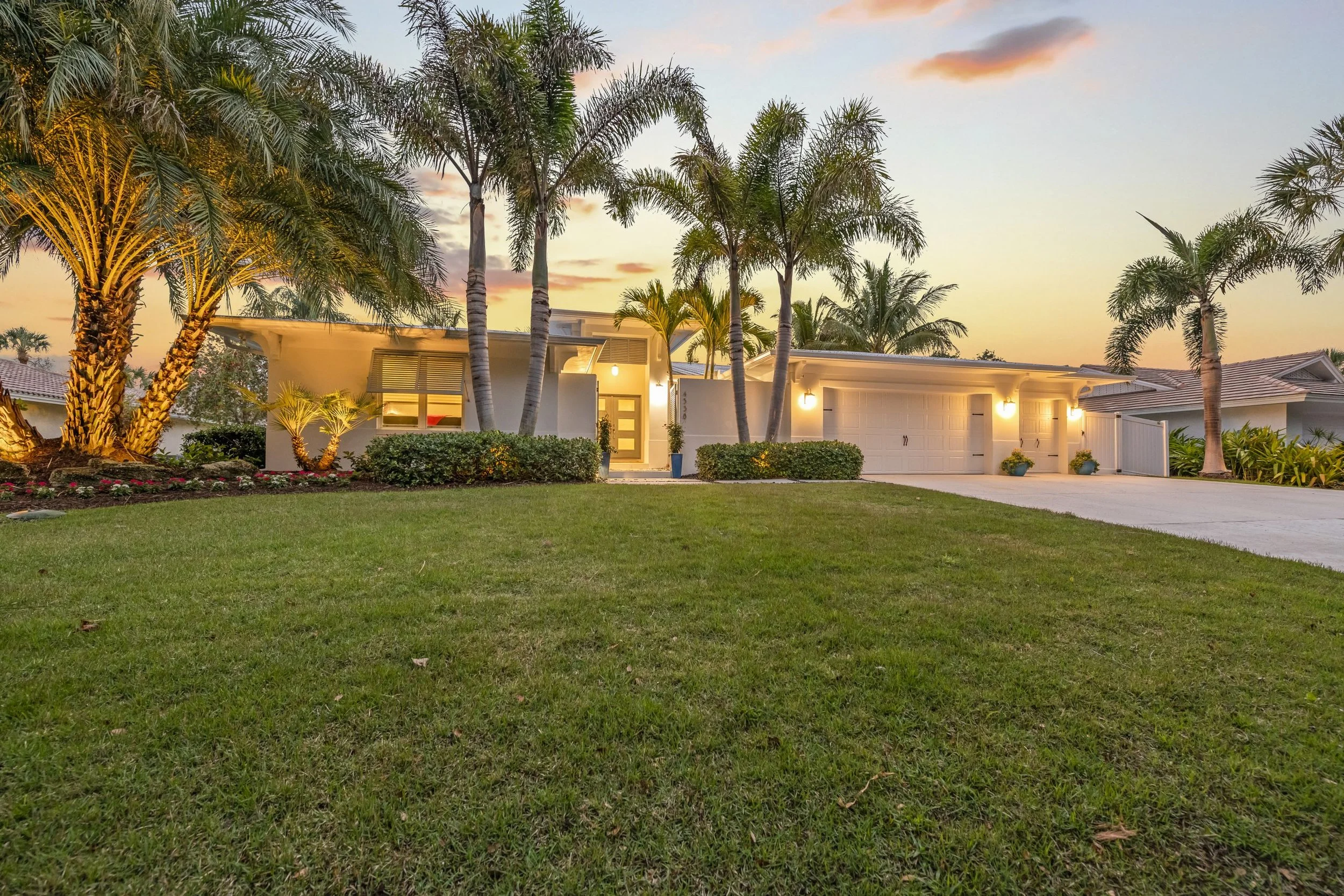 Landscape maintained by LD Lifestyles. Property clean up, bush trimming, and palm  tree trimming.