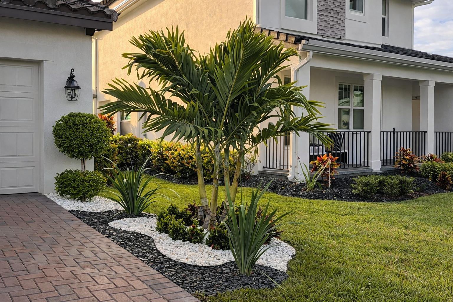 Low maintenance landscape installed by LD Lifestyles in Port Charlotte, Florida