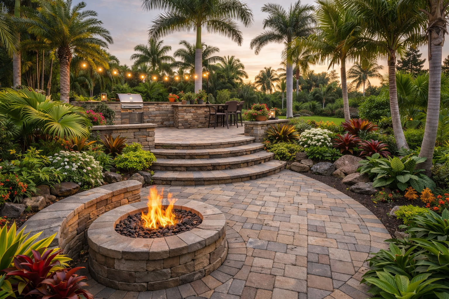Professionally installed pavers by LD Lifestyles in Southwest Florida.