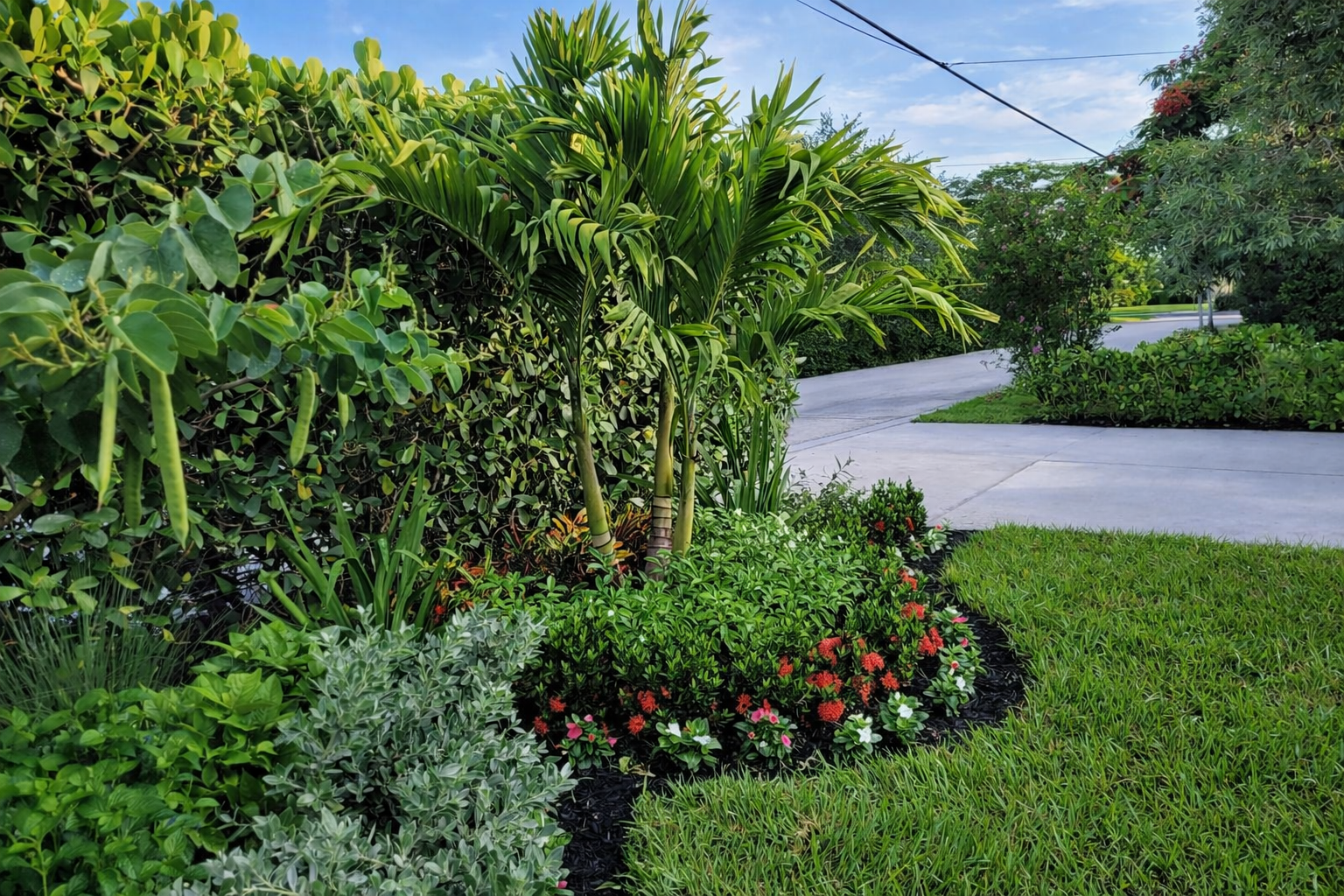 frontyard landscape port charlotte home by LD Lifestyles.png