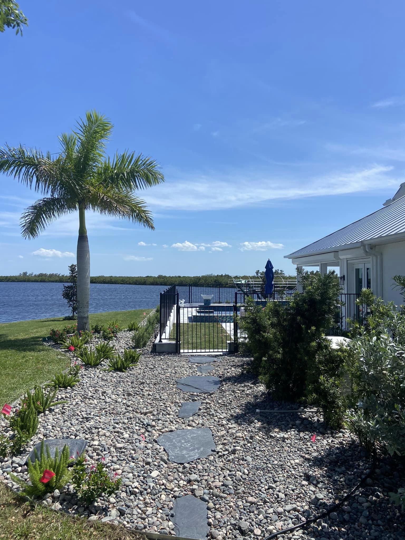 Landscape Design for Port Charlotte home owner.