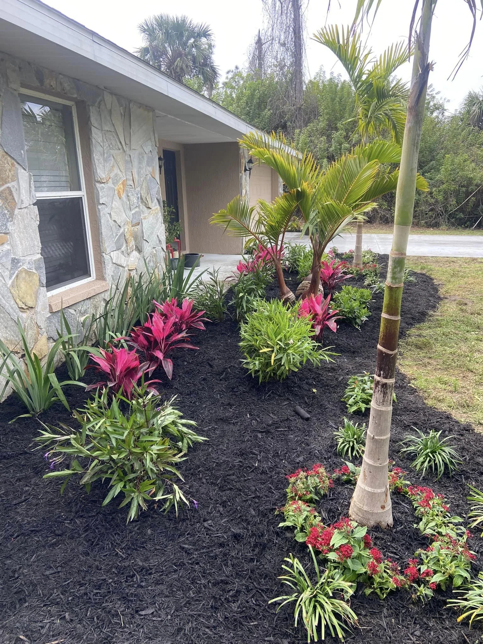 North Port landscape renovation.