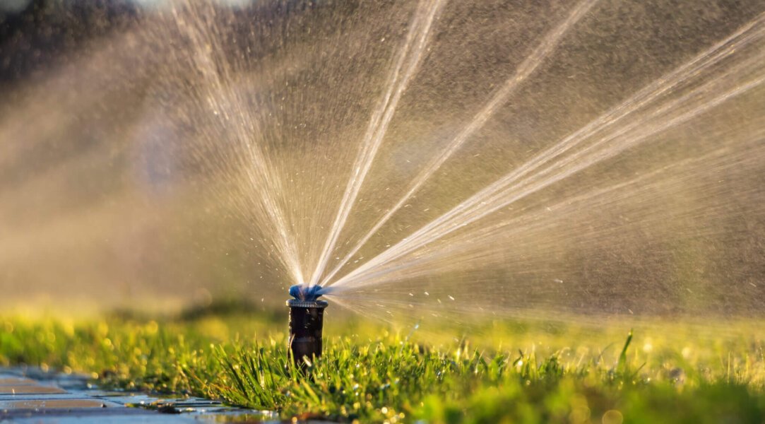 Irrigation installed and operating at Port Charlotte home by LD Lifestyles.