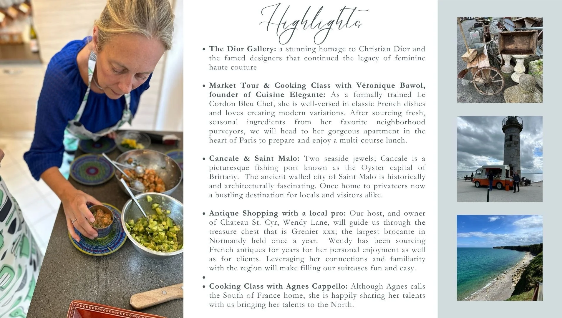 A woman preparing food at a kitchen counter, with various bowls and ingredients in front of her, including chopped vegetables and a mixture she is scooping from a small jar.