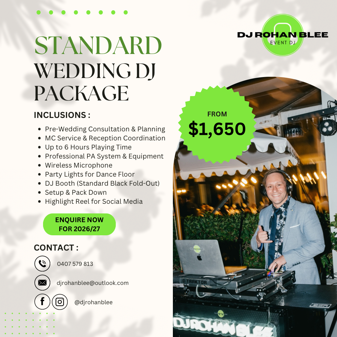 Standard Wedding DJ Package