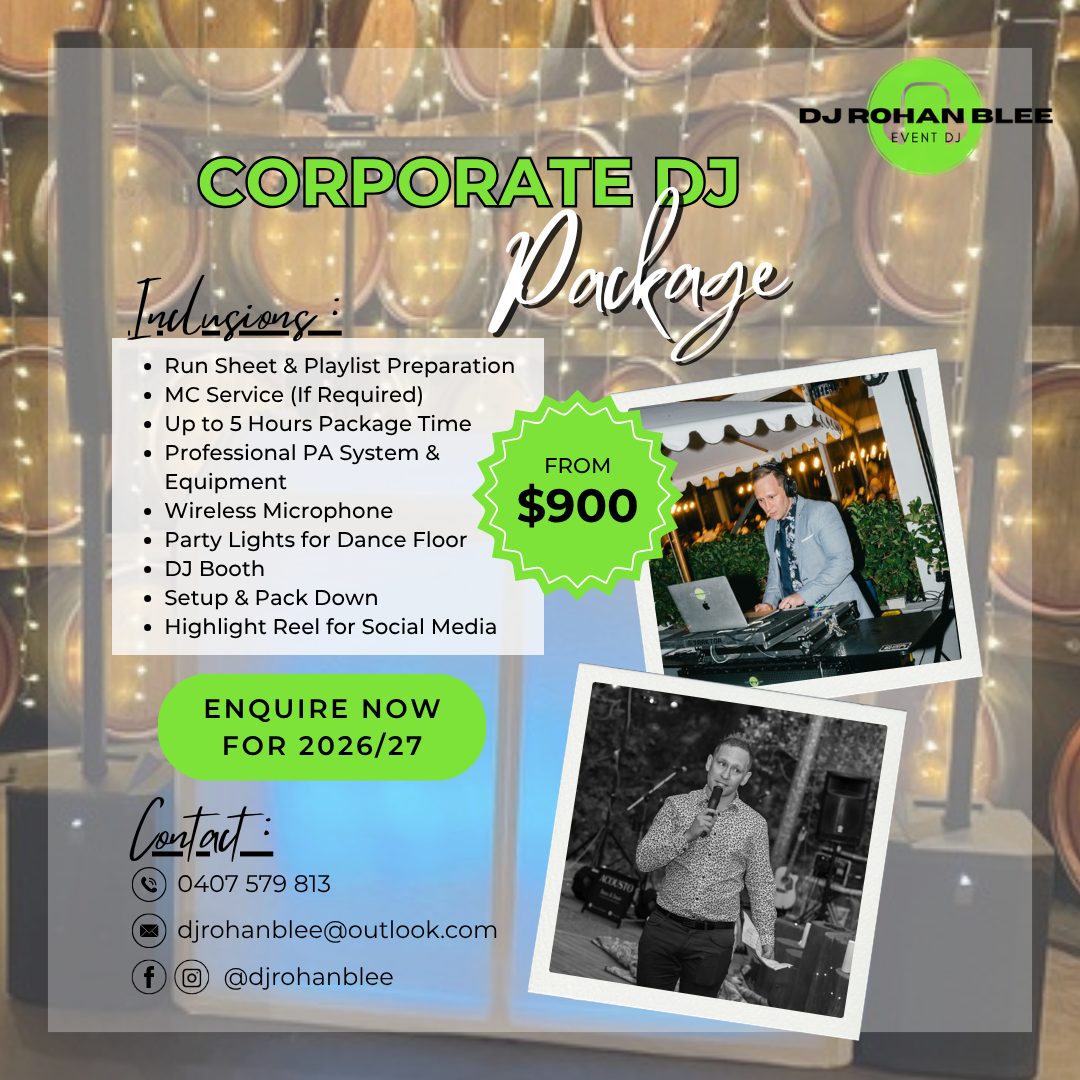 Corporate Event DJ Package