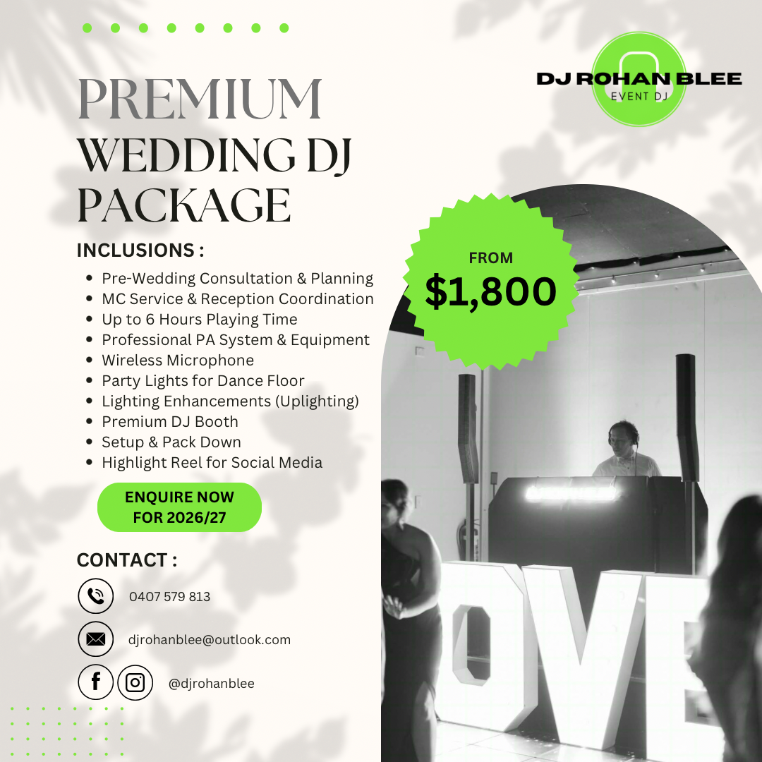 Premium Wedding DJ Package