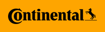 Continental logo with black text and a horse graphic.