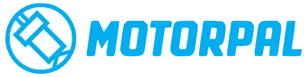 MotorPal logo featuring a blue circular icon with a wrench symbol and the word 'MotorPal' in blue text.