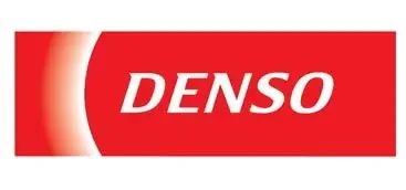 DENSO logo on a red background