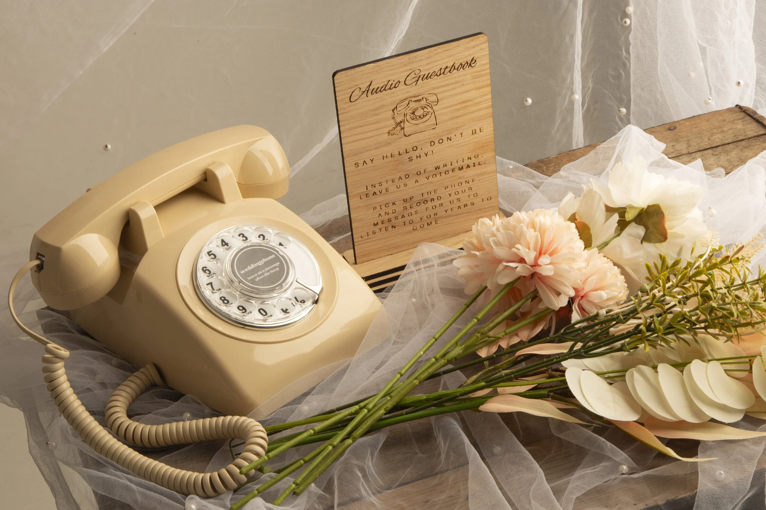 Audio guestbook available for weddings and other celebrations