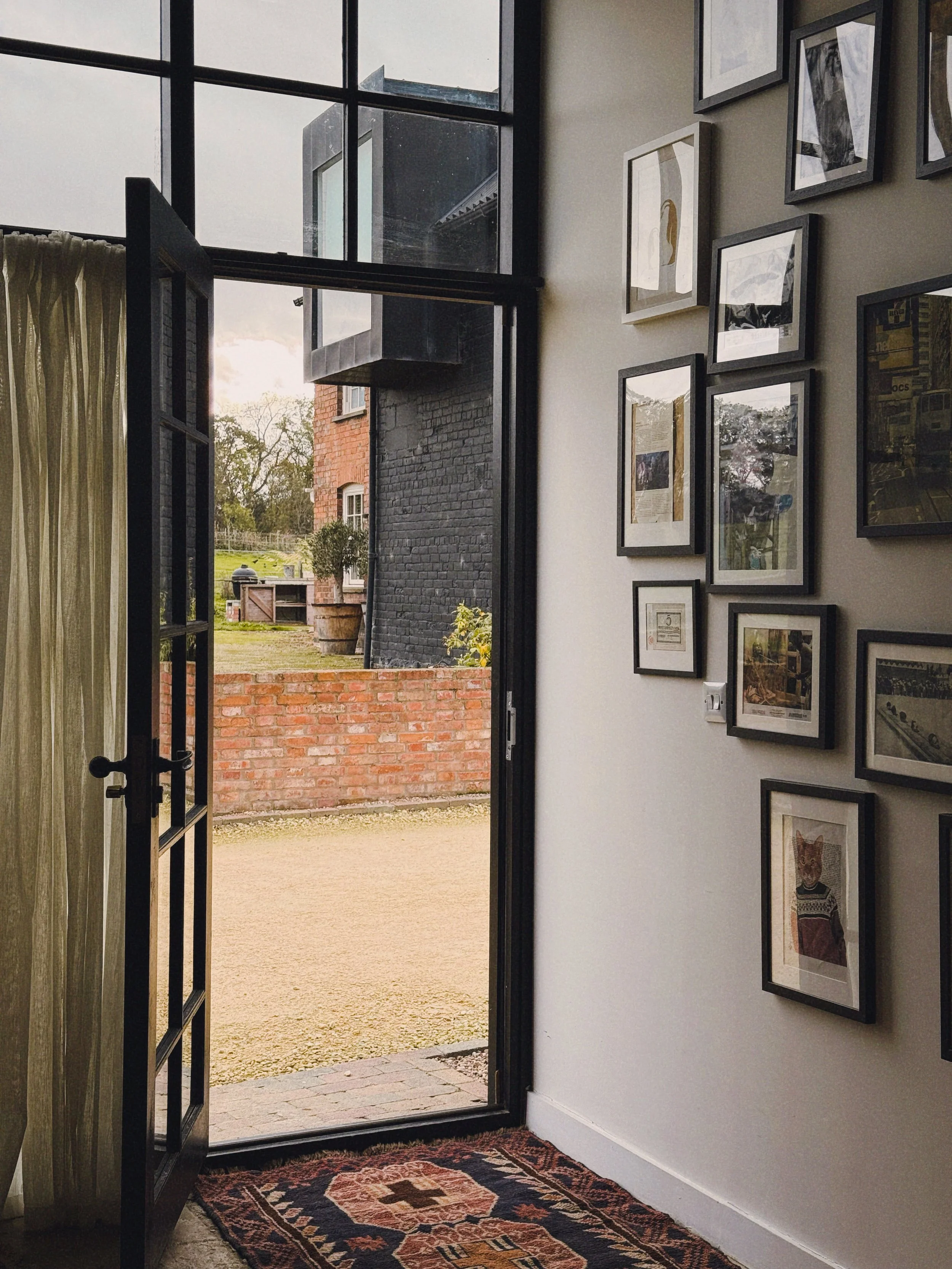 A corner of privacy in the midst of the farm