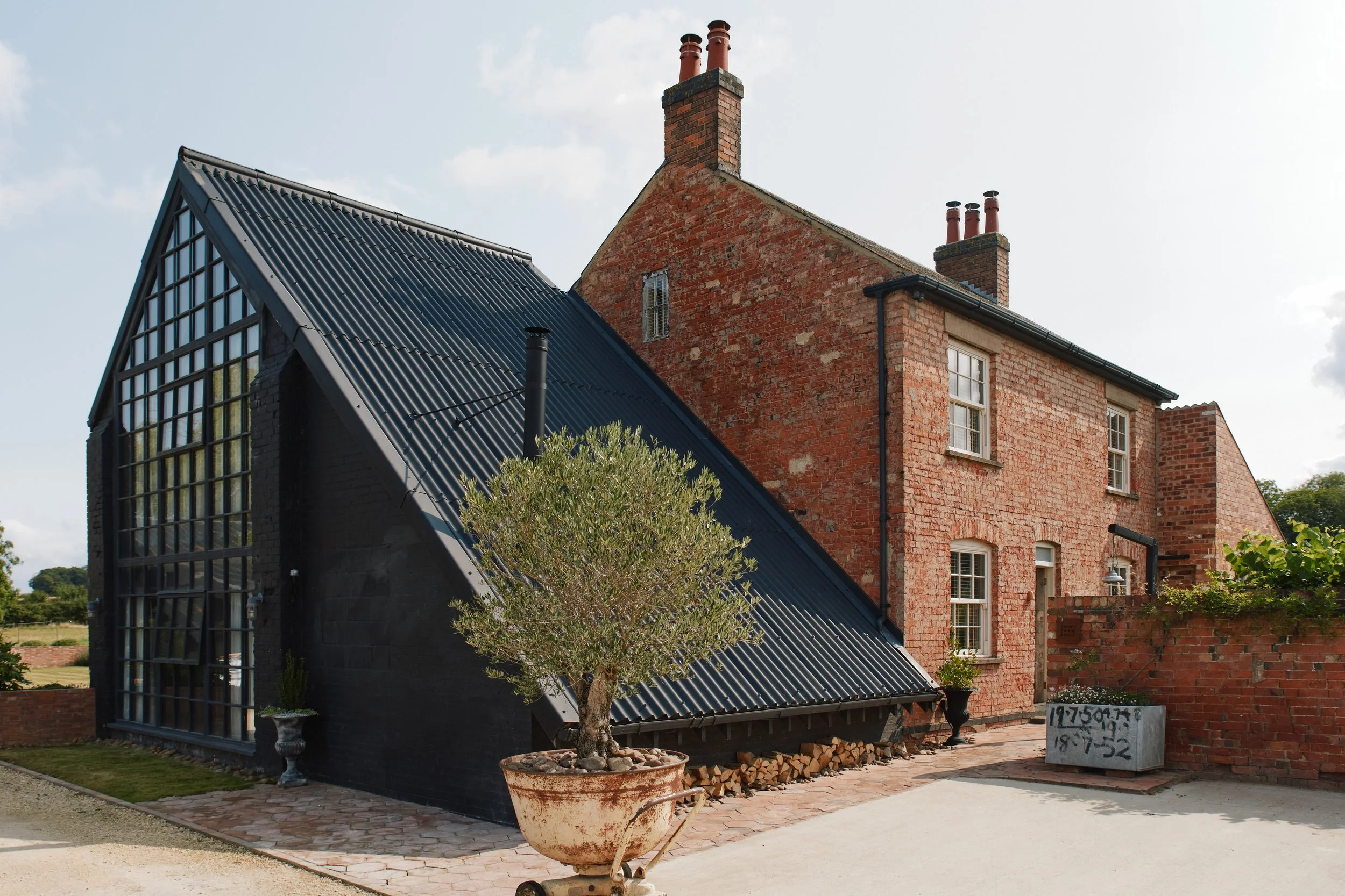 Arrive via the walled garden