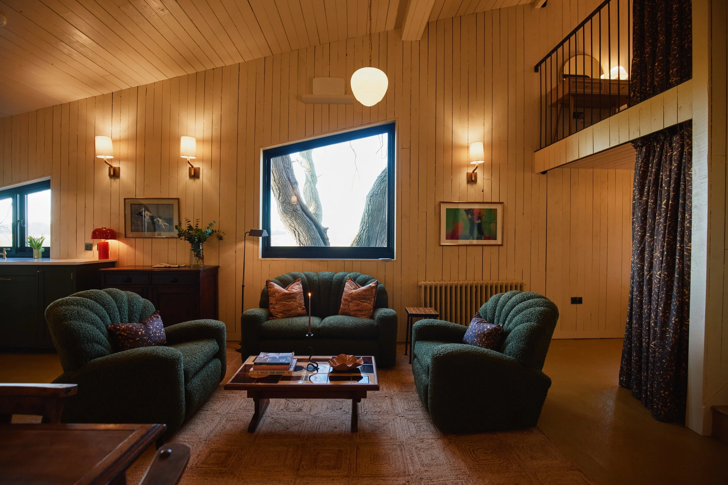 Curl up in the cosy living space