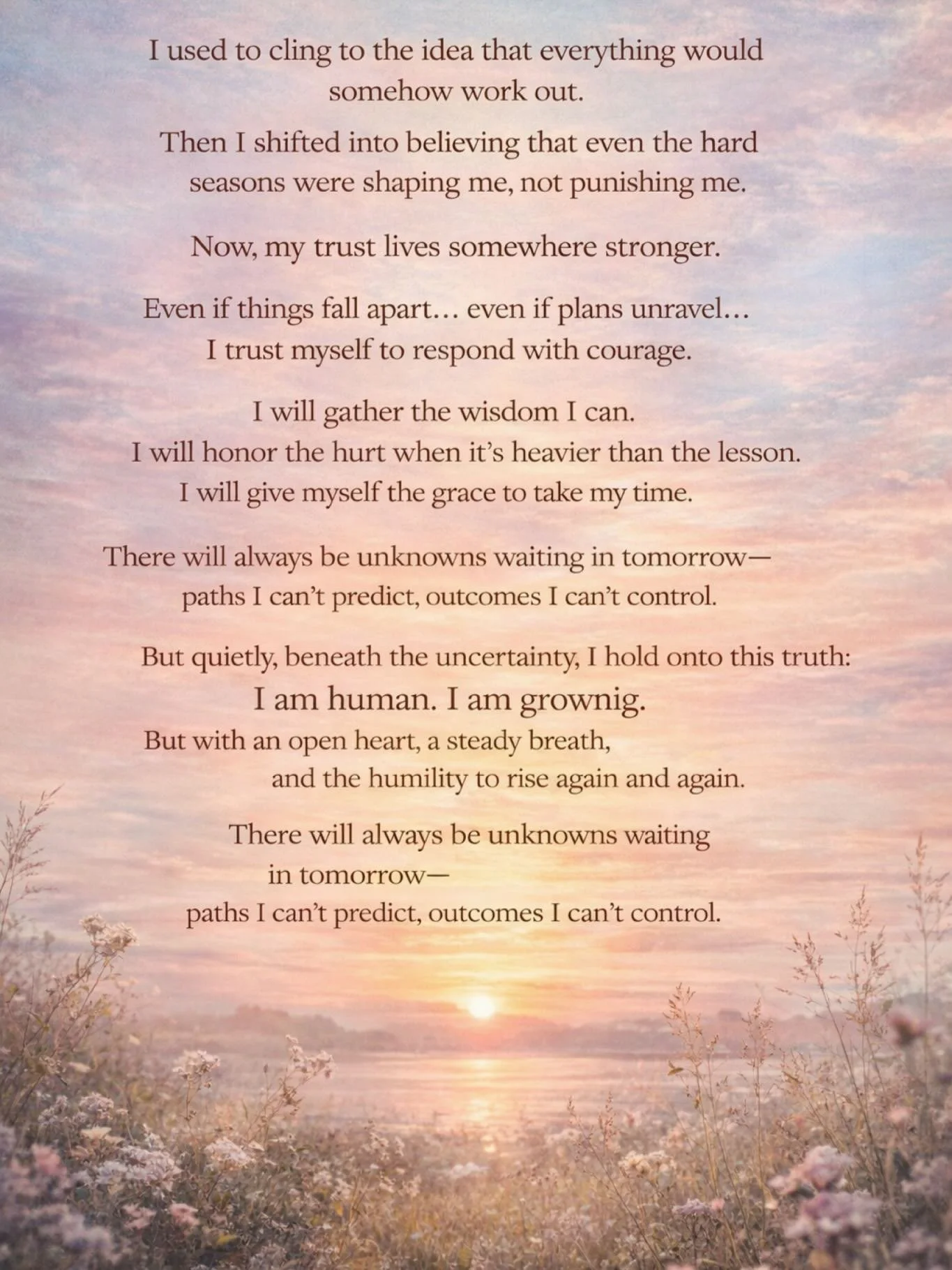 Walk this journey with kindness, embracing each day with love and compassion for yourself. 🩷 #selftrust #innerstrengh #healingjourney #personalgrowth #emotionalgrowth