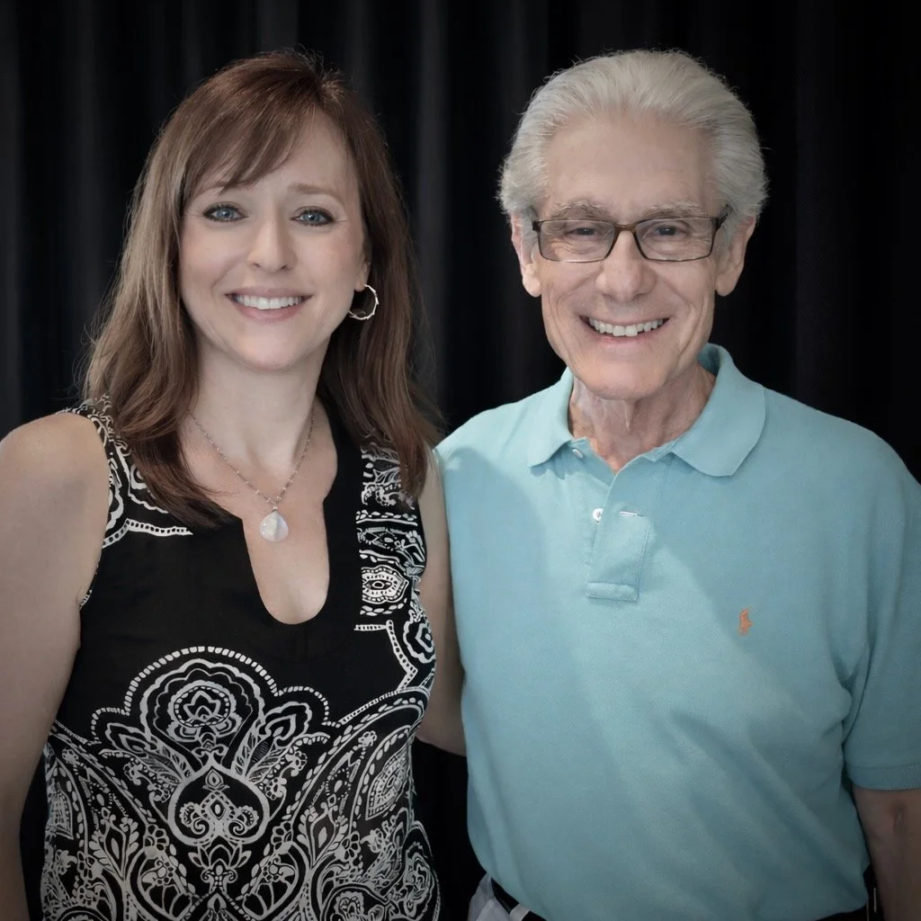 Anne Głowacki and Dr Brian Weiss