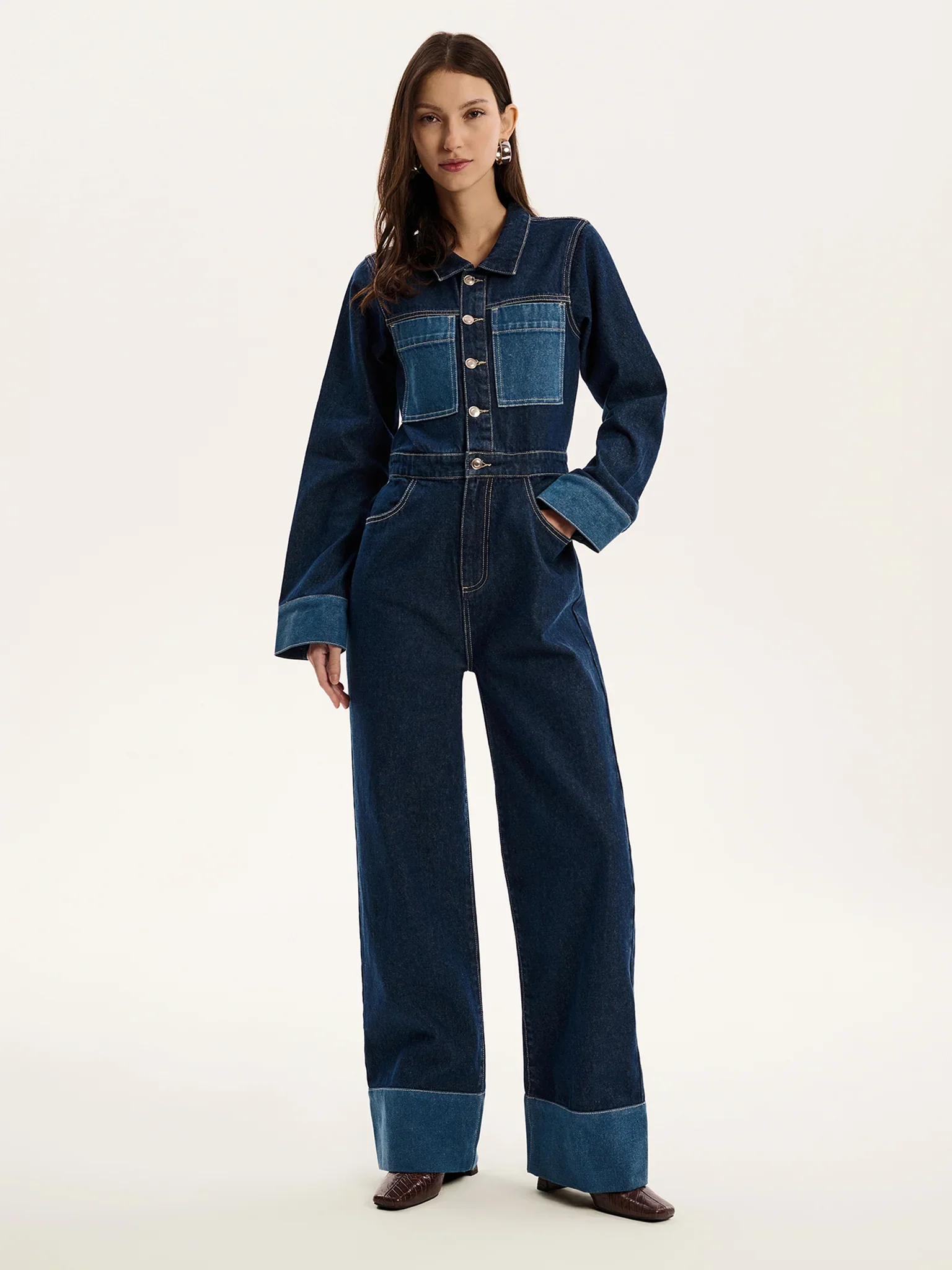 diya denim jumpsuit by omnes £69.00