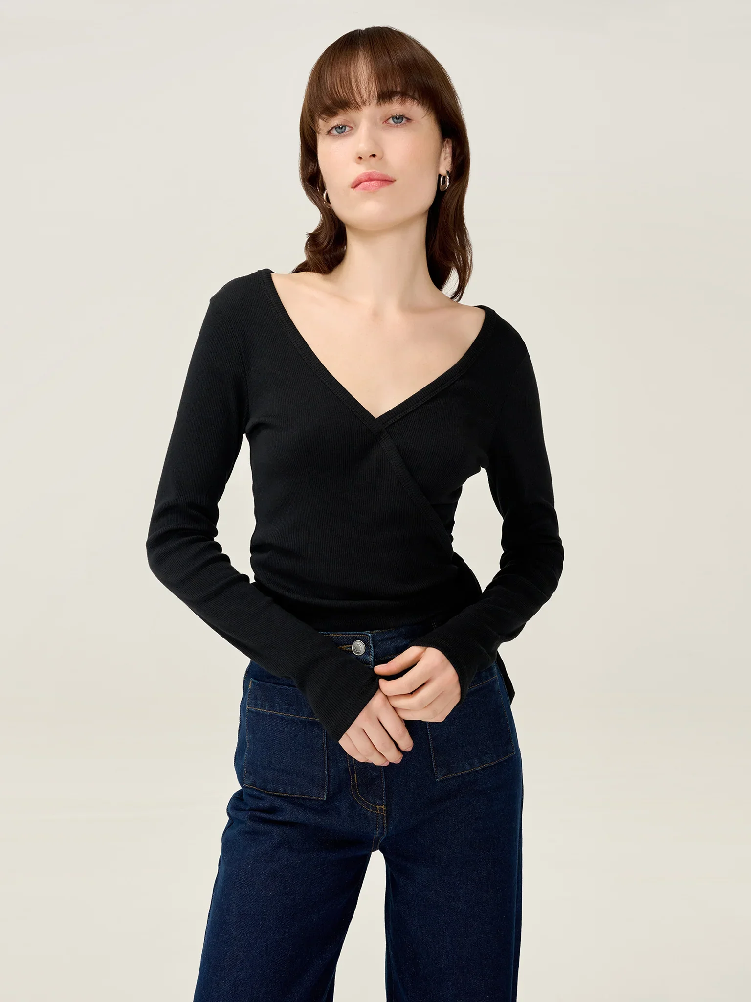 napeta ballet wrap top by omnes £29.00